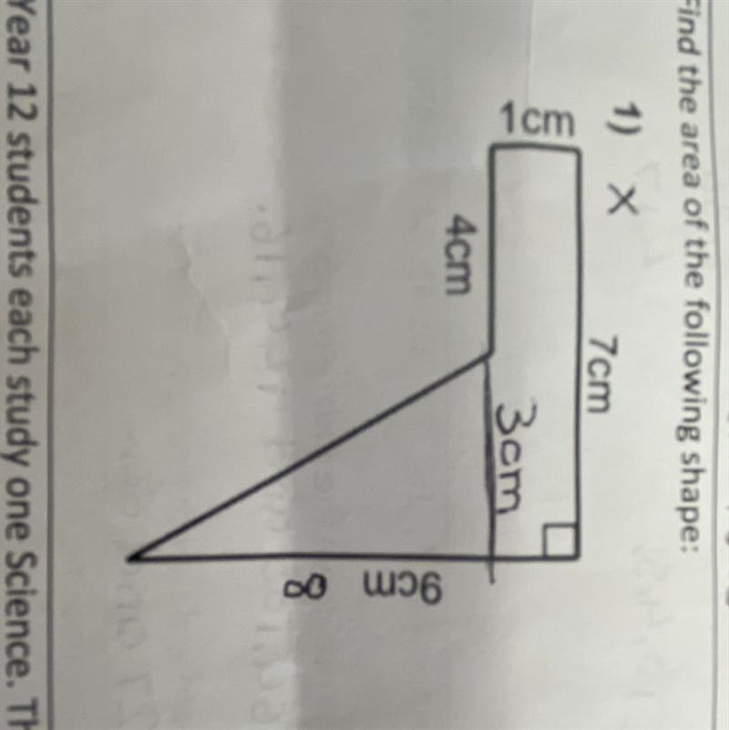 Find the area of the following shape:-example-1