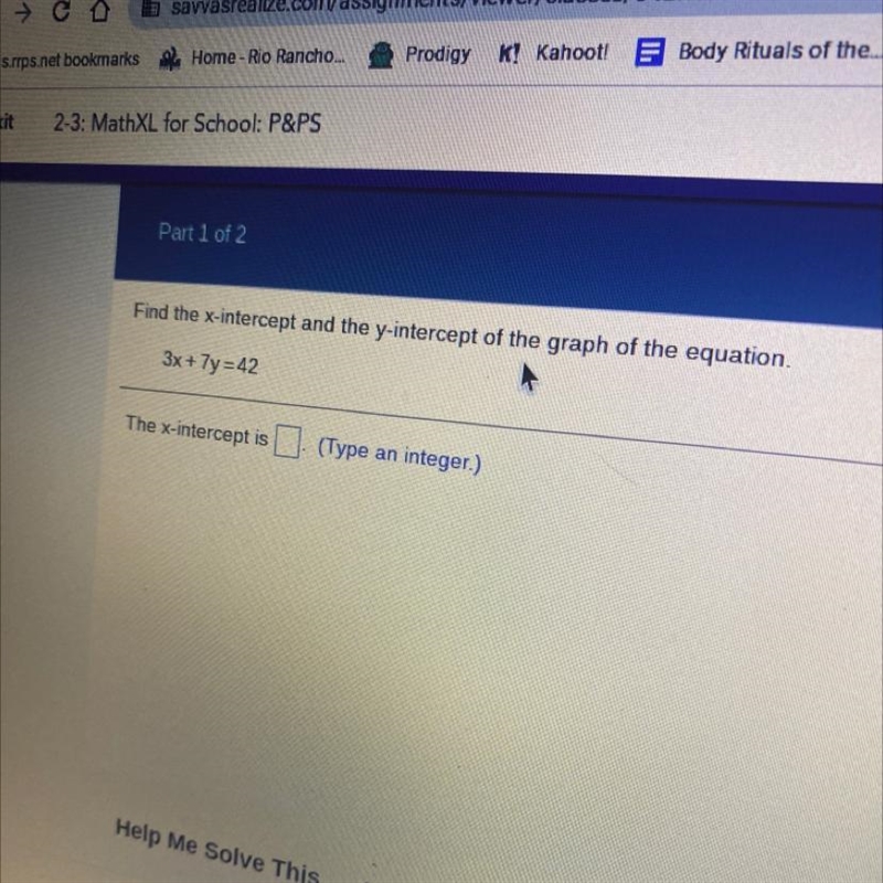 Please help me !! find the x intercept and the y intercept-example-1