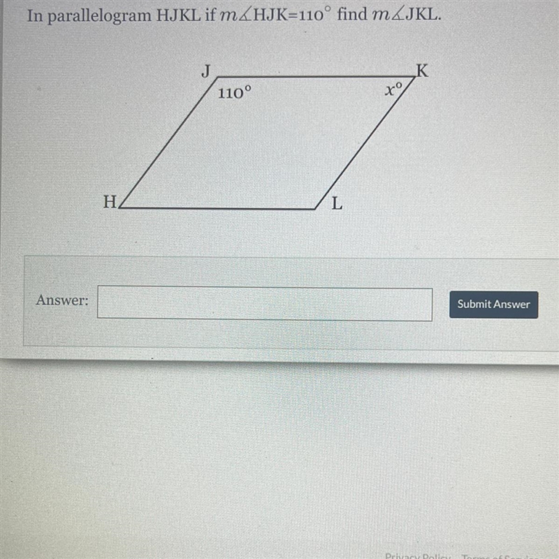 In parallelogram HJKL if m-example-1