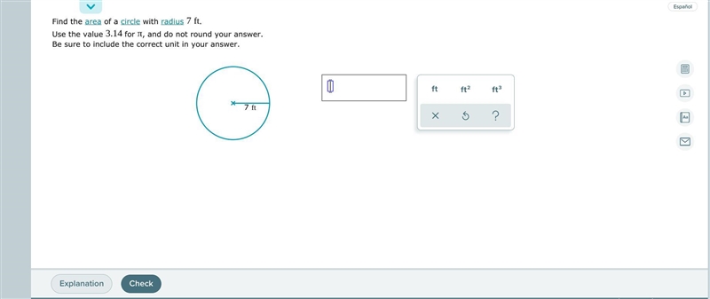 PWEASE HELP ME, AREA OF A CIRCLE-example-1