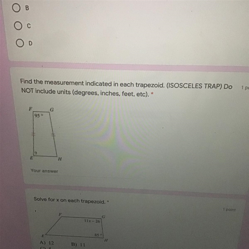 (26 points!!!) Find the measurement indicated in each trapezoid. (ISOSCELES TRAP) Do-example-1