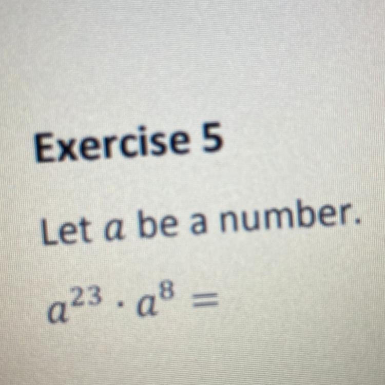 Let a be a number. a*23 x a*8 =-example-1