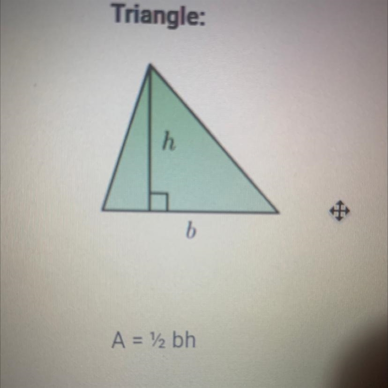 1. A triangle has a base of 8km and height of 3km. What is the area of the triangle-example-1