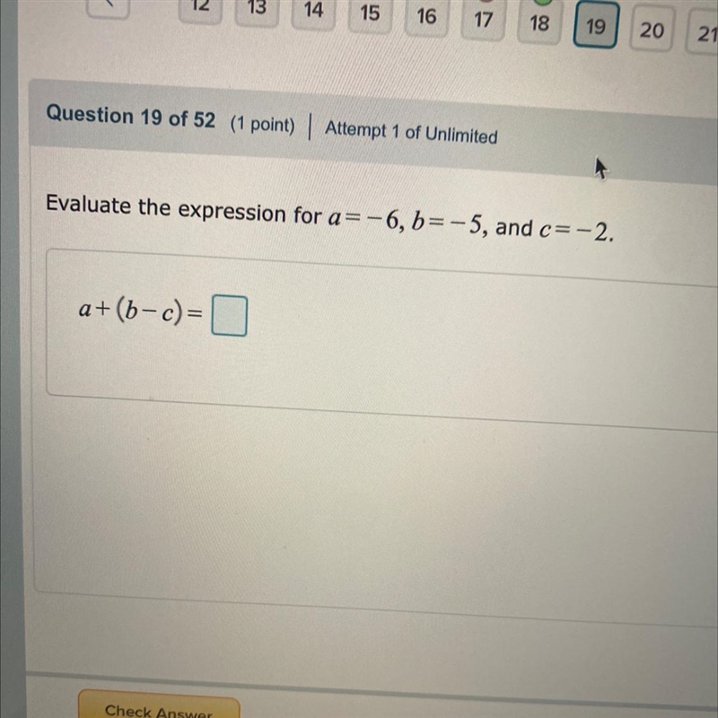 Evaluate the expression-example-1