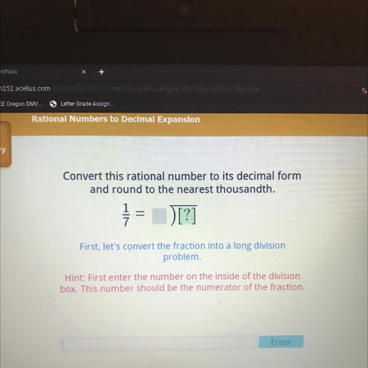 Convert this rational number to its decimal form and found to the nearest thousands-example-1