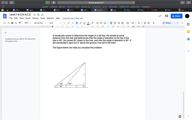 heyy, I really need help with this please. it's trigonometry I think. the drawing-example-3