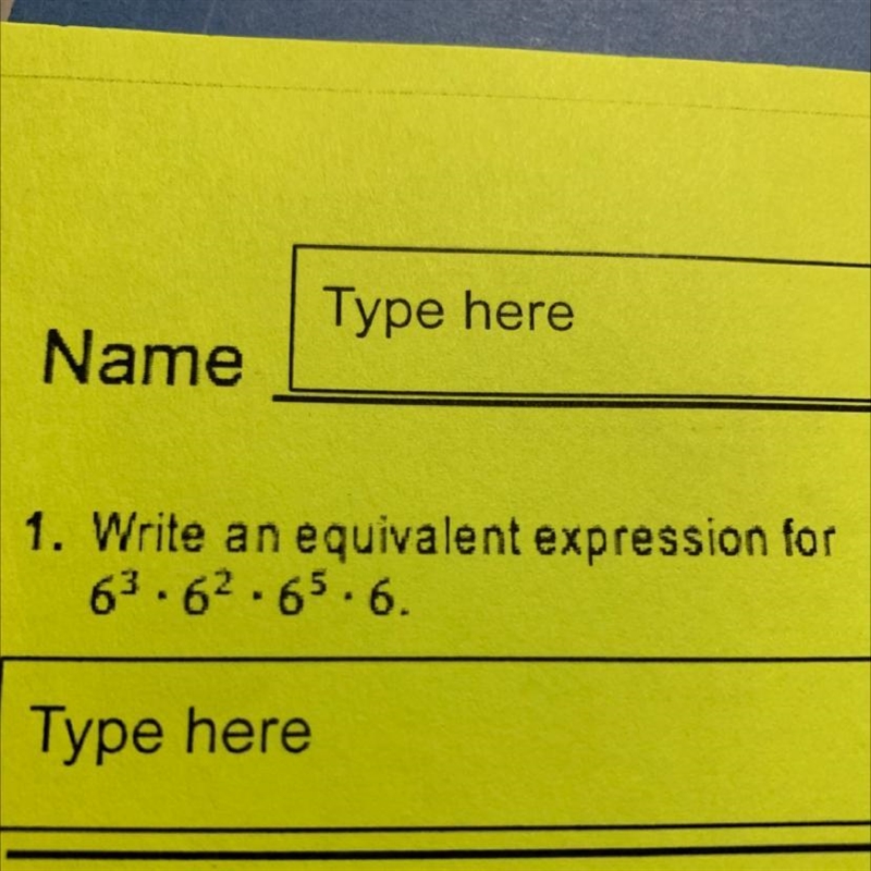 Can someone help Write an equivalent expression for 63.62.65.6.-example-1