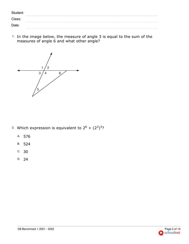 I need help with this. 2 to the 6 power, +2 to the 3 power, raised to the 3 power-example-1