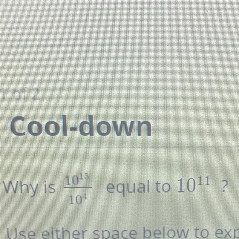 1015 Why is equal to 1011? 104-example-1