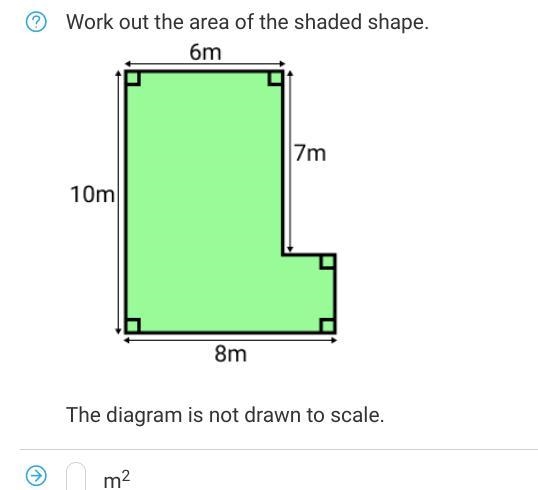 Work out the area of the shaded shape.-example-1