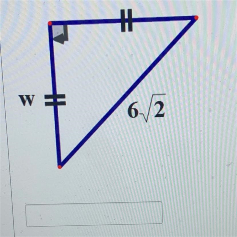 For the right triangle find the missing length. Round your answer to the nearest tenth-example-1