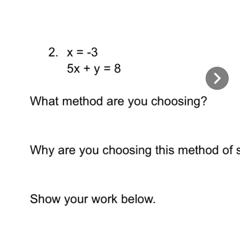 X=-3 5x+y =8 Please help I’m near failing-example-1