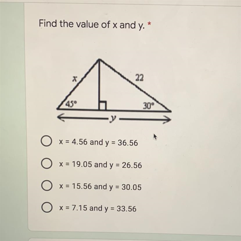 Find the valué of x and y-example-1