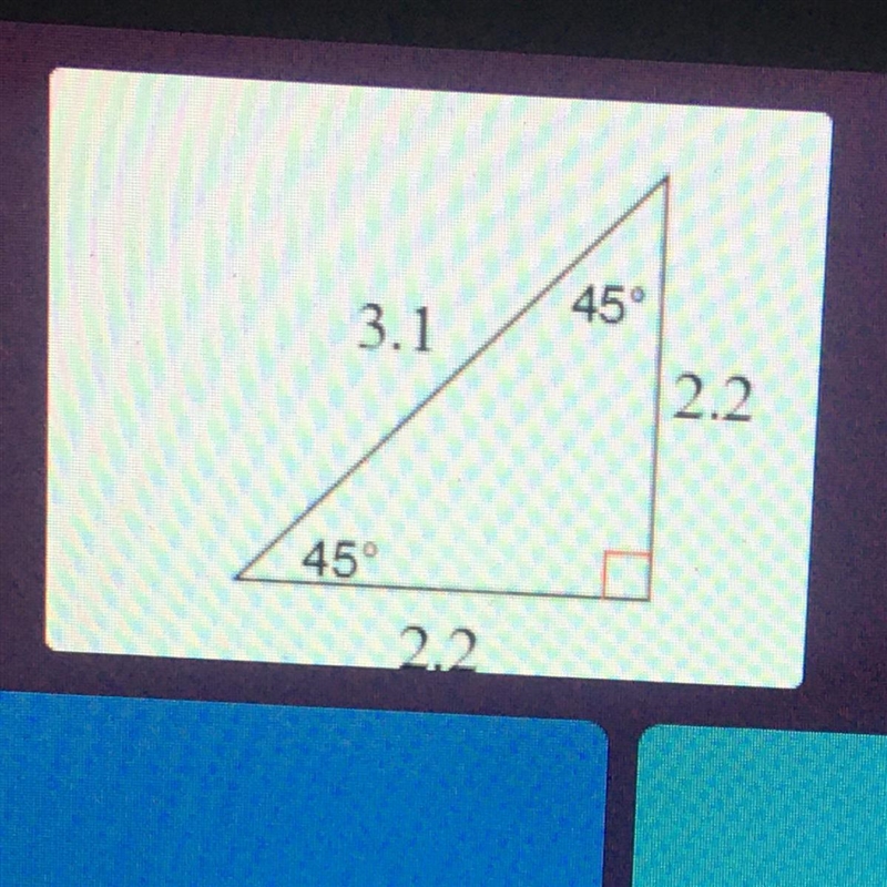 Classify the triangle by its sides and angles.-example-1