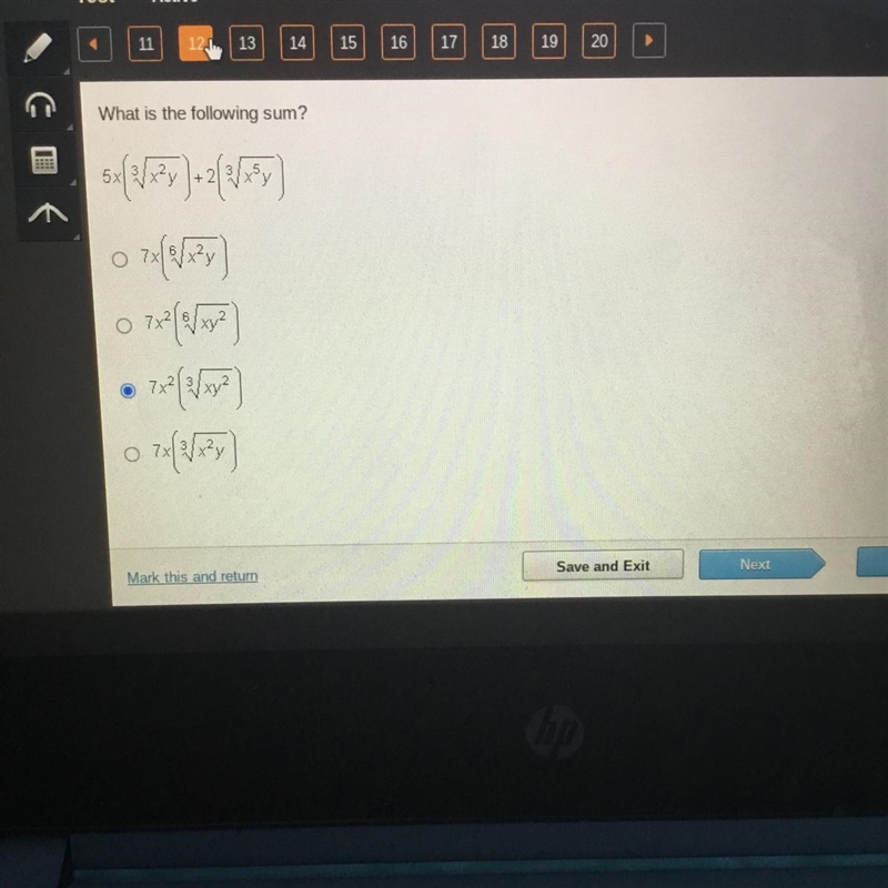 What is the following sum? 5 5 x +2 - O7 인지 072-example-1