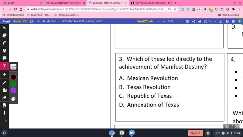 Number three. help me please. its Tx historyy-example-1