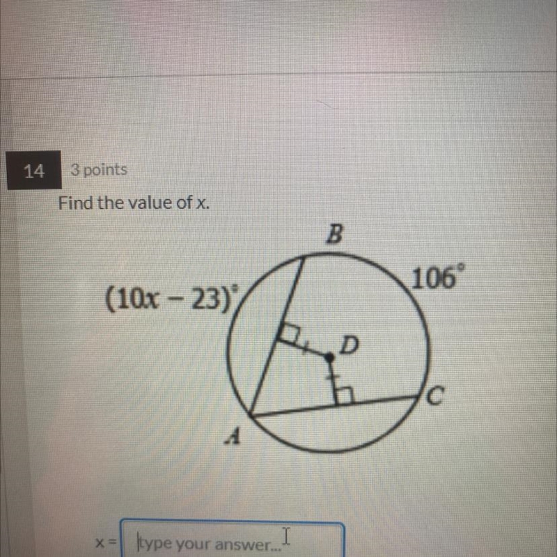 Find the value of x-example-1