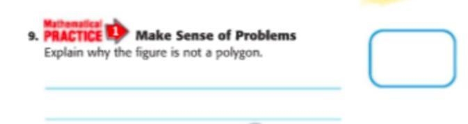 Explain why this is not a polygon (10 points)-example-1