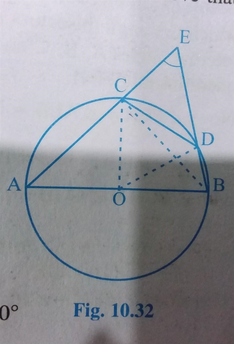 AB is a diameter of the circle, CD is a chord equal to the radius of the circle. AC-example-1