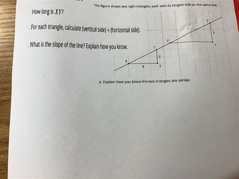 I will give you 95 points for this! The figure shows two right triangles, each with-example-1