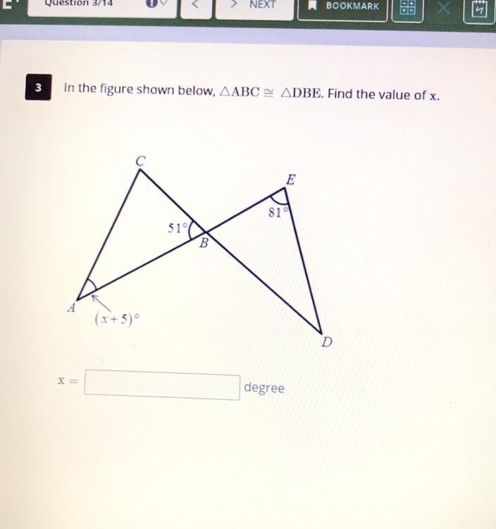 What is The Value of x?-example-1