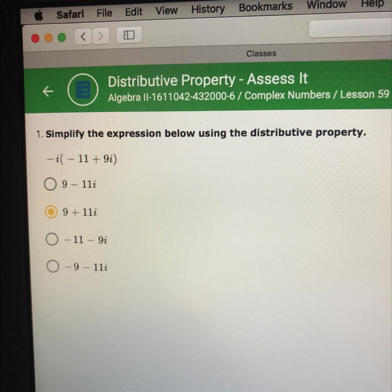 Simplify the expression below using the distributive property.-example-1