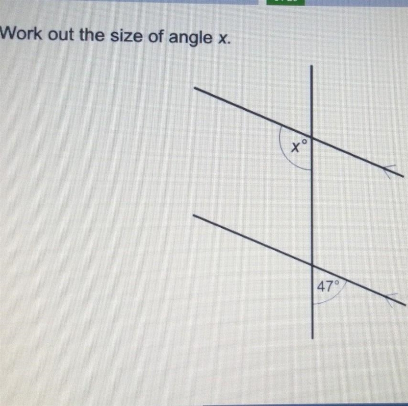 Work out the size of angle x​-example-1