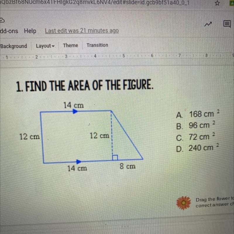 1. FIND THE AREA OF THE FIGURE. plzz help meee.!.!.!-example-1