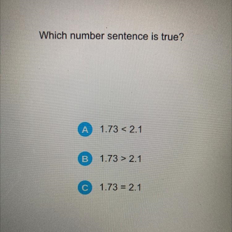 Which number sentence is true?-example-1