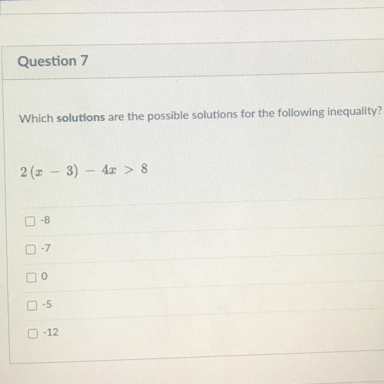 Multi step solution please help! There are multiple answers so please don’t comment-example-1