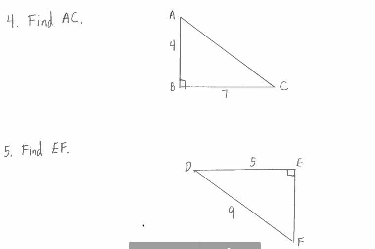 Plzzzz helpppppppp its 10th grade math Quadrilateral and Right Triangle test hint-example-1