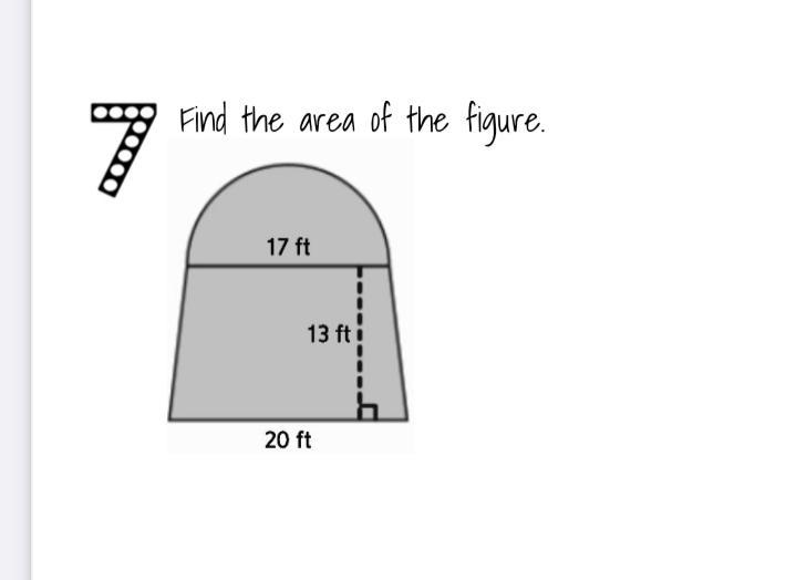 Find the area of the figure.-example-1