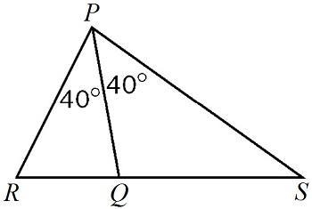 What type of line is PQ¯¯¯¯¯¯¯¯? A. median B. angle bisector C. side bisector D. altitude-example-1