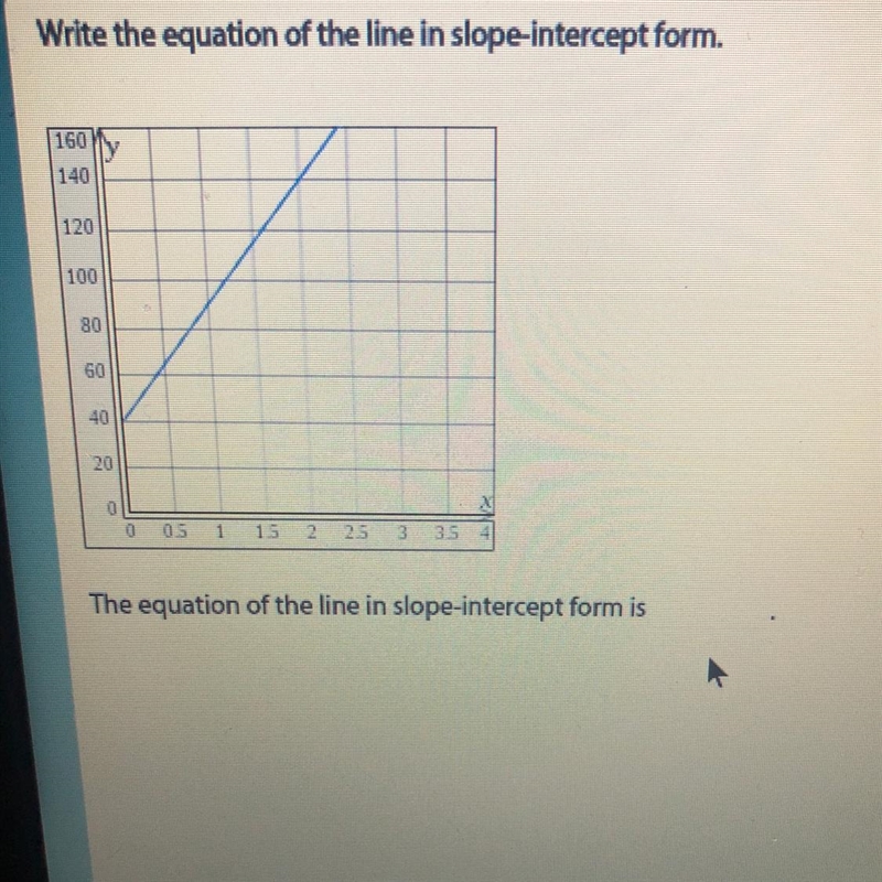 Write the equation of the line in slope-intercept form. PLEASDE HELP ME OUT ASAP-example-1