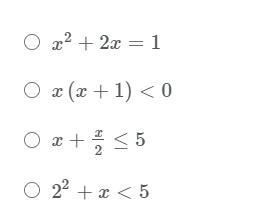 Which of following is an example of a quadratic inequality?-example-1