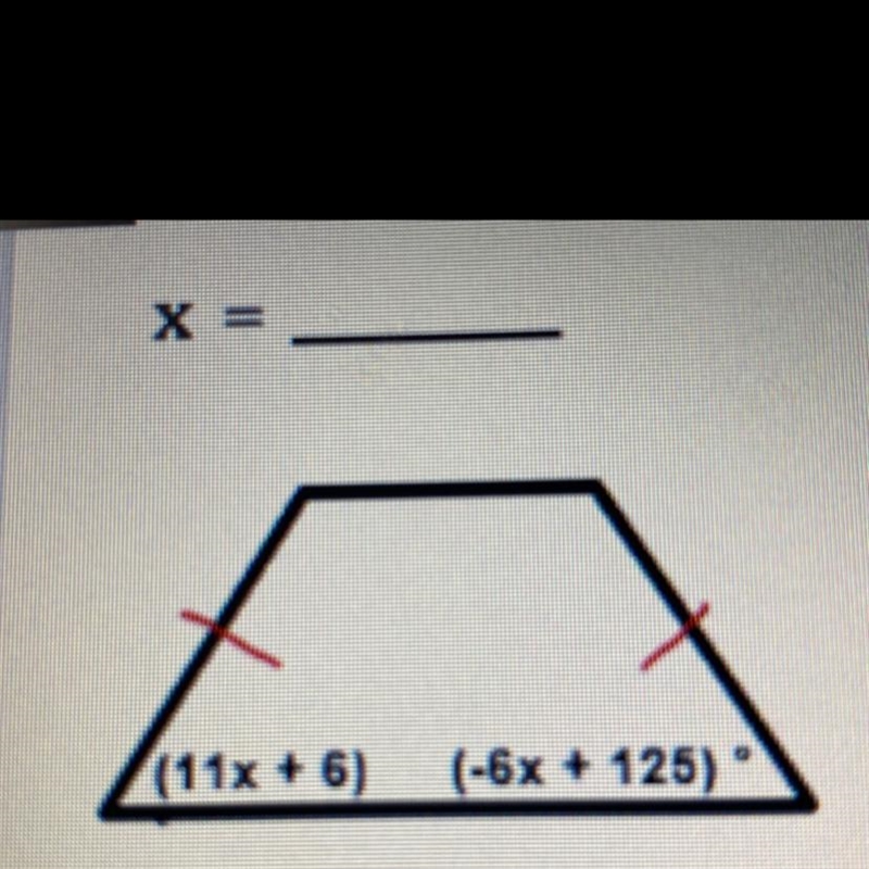 X= (-6x+125) (11x + 6)-example-1