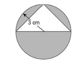 Find the area (shaded) and round to the tenths place if necessary. show work please-example-1