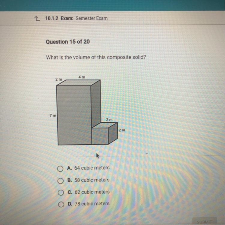 What is the volume of this composite solid?-example-1