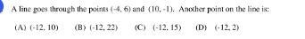 i need help plzzz!!!!!! you have to find another point thats in the line with those-example-1