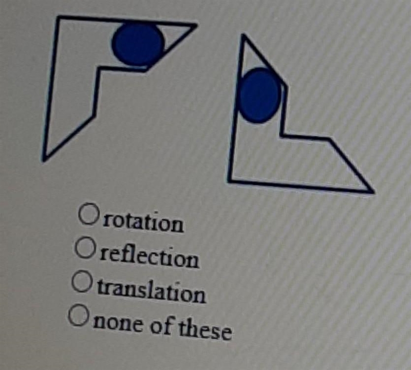 What kind of transformation is shown in the picture?​-example-1