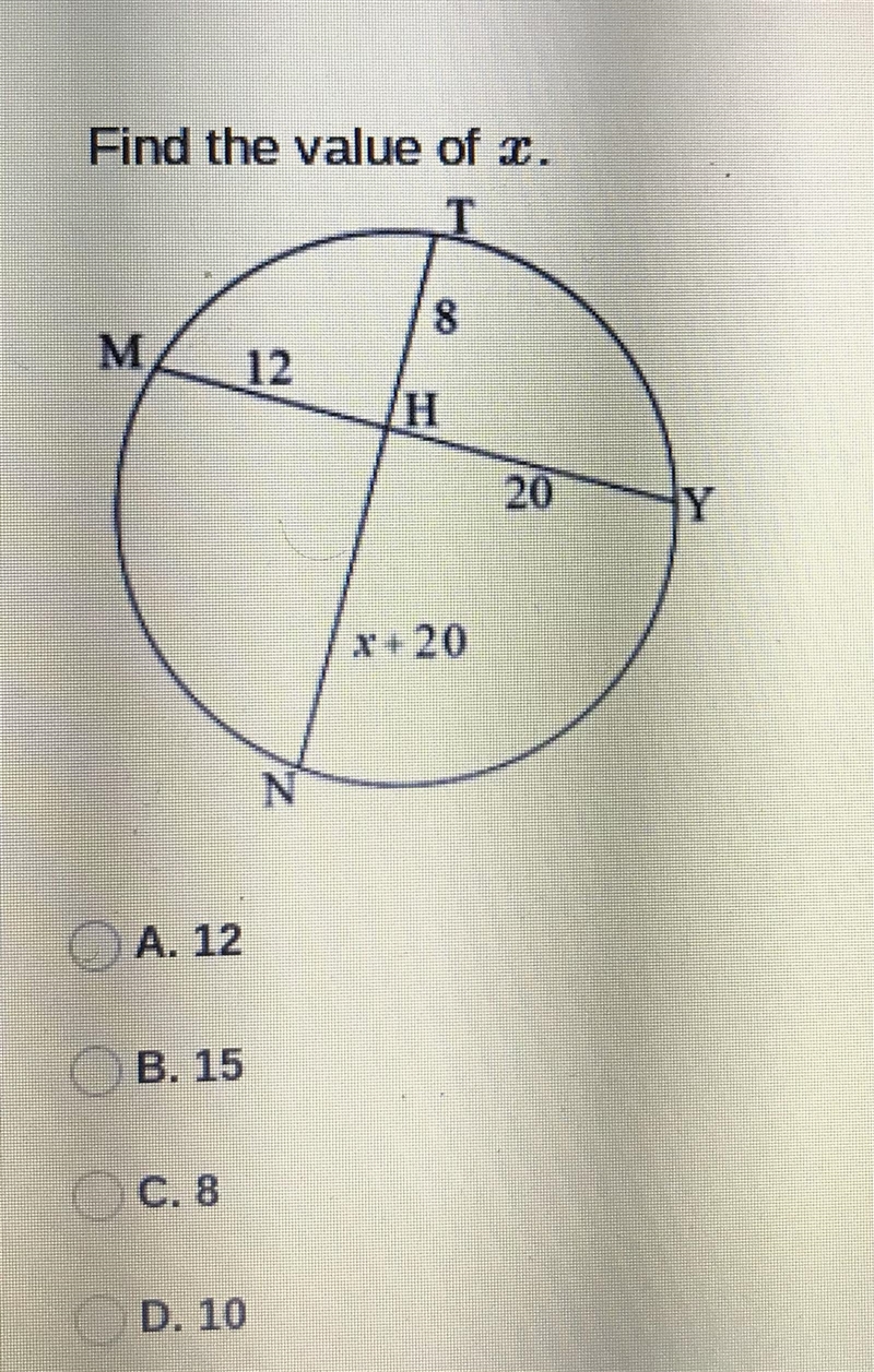 Find the value of x .-example-1