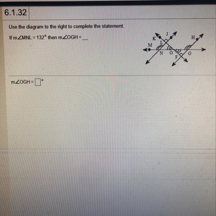 Use the diagram to the right to complete the statement. If m m-example-1