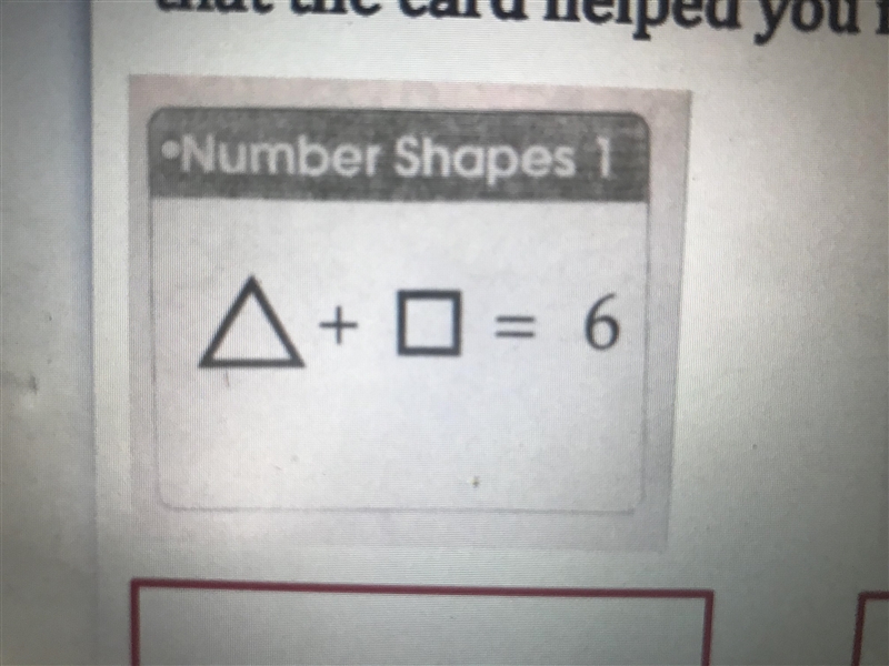 LOL what does frickingtriangle + square =6 equal-example-1