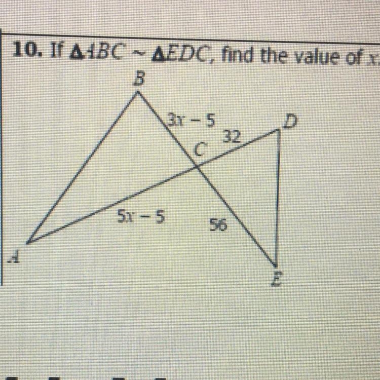 Help me find the value of x!-example-1