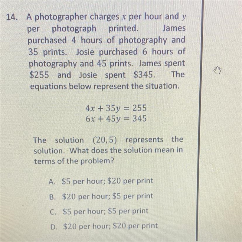 What does the solution mean in terms of the problem?-example-1