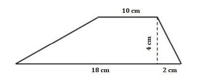 Find the area of the trapezoid by decomposing it into other shapes-example-1