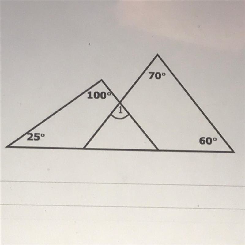 Find angle 1 Need help pls!!!-example-1