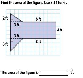 Find the area of the shape.-example-1