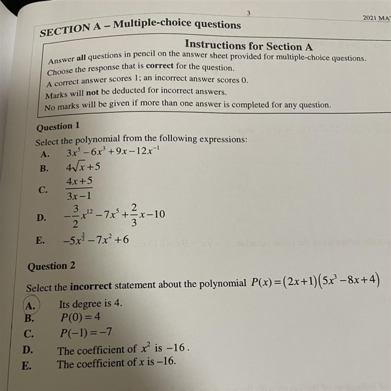 Hi, can someone help with these two questions ASAP! (Ignore the multiple choice I-example-1