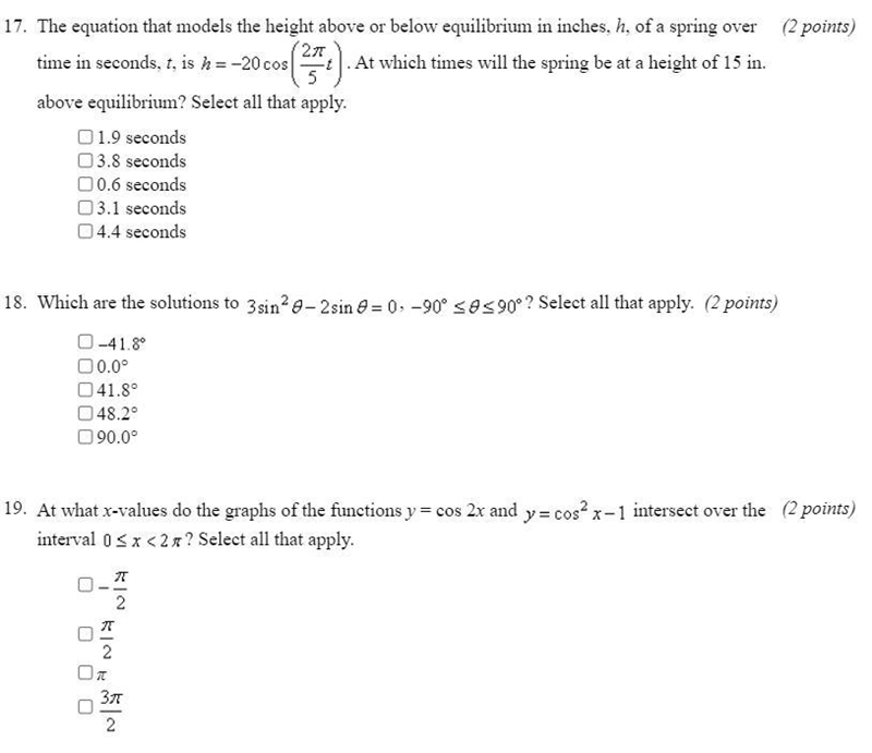 30 POINTS!!! PLEASE ANSWER THE QUESTIONS IN THE PICTURES!!! EACH QUESTION HAS 2 ANSWERS-example-1